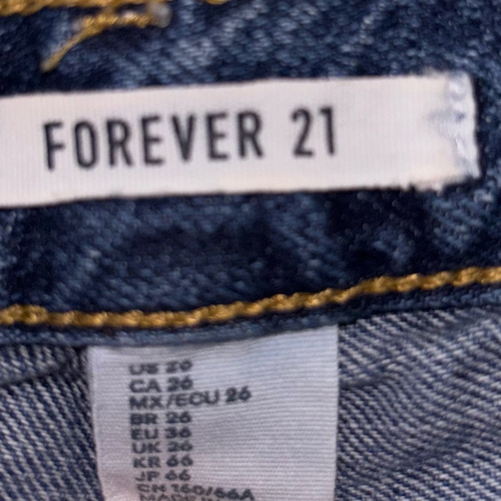 Forever 21 Light Blue Denim - Picture 3 of 4